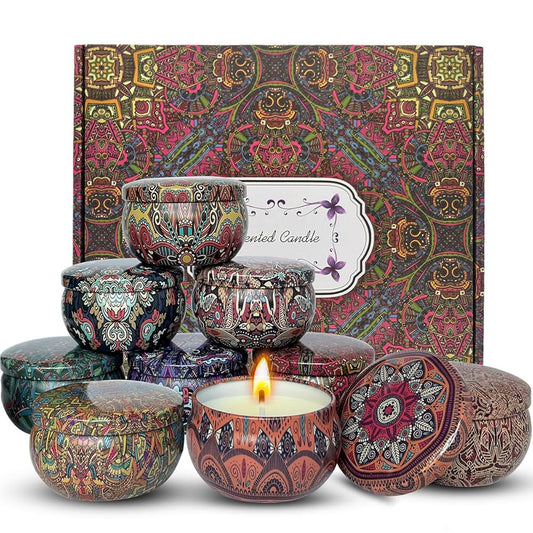 Coffret cadeau de bougies parfumées