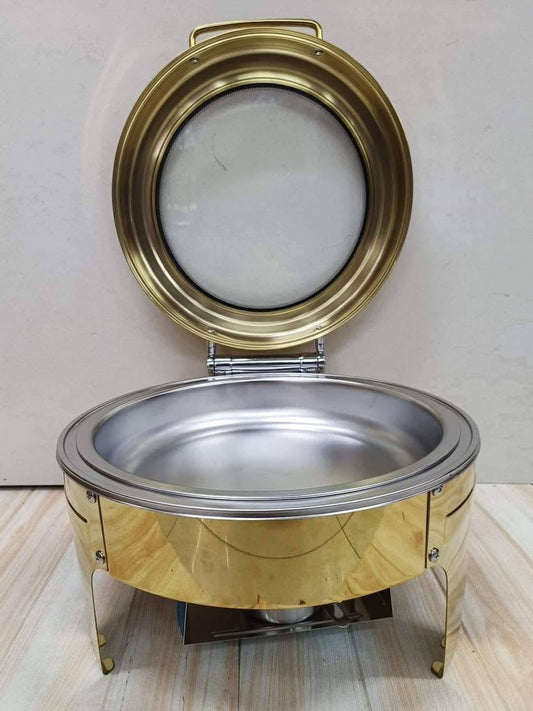 Chafing Dish Doré – 6L avec brûleur
