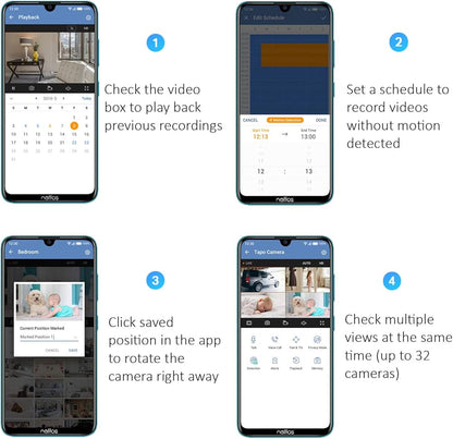 Caméra de sécurité intelligente (TC70)