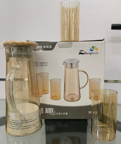 Service à Eau ou Jus – 7 Pièces Dlicsy