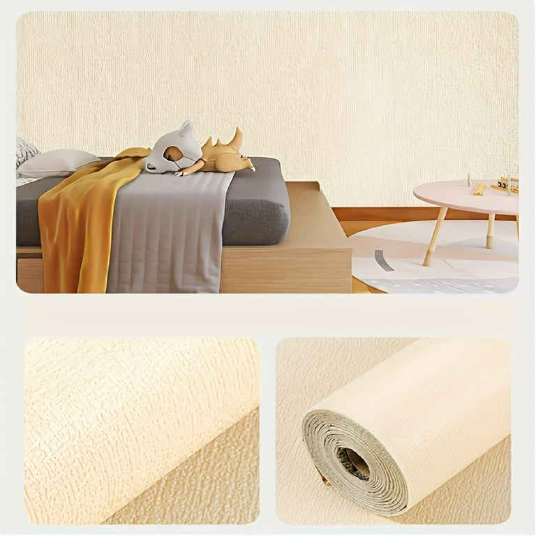 Papier Peint Texturé Jaune