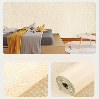 Papier Peint Texturé Jaune