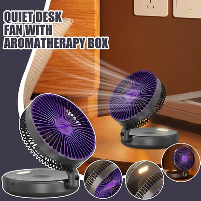 Ventilateur de bureau à circulation d'air pour chambre à coucher
