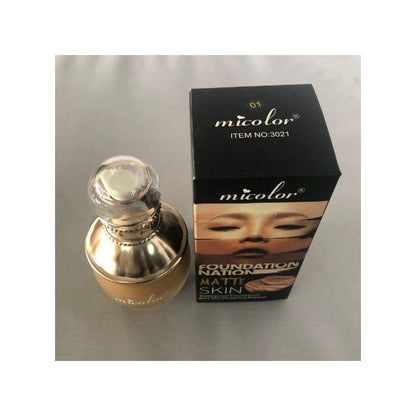 Fond de teint Micolor Waterproof Mat Perfecteur de Teint Nu