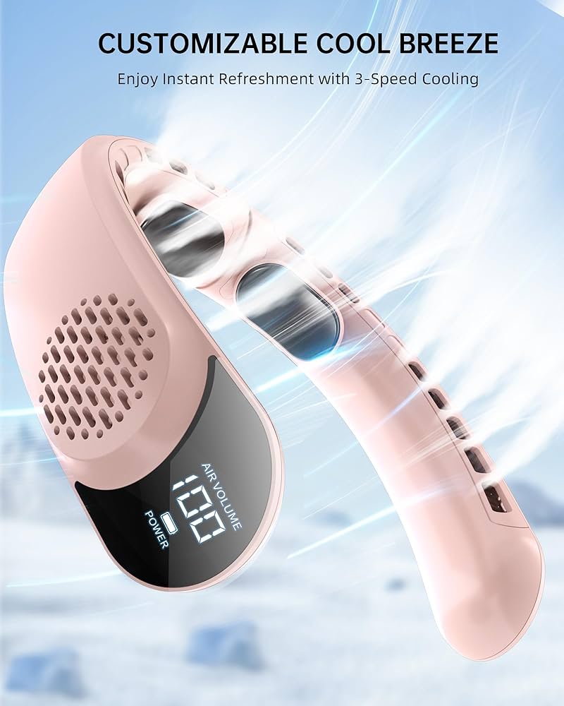 Ventilateur de cou rechargeable