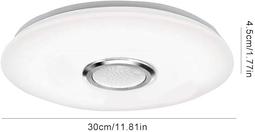 Plafonnier LED RGB avec haut-parleur Bluetooth