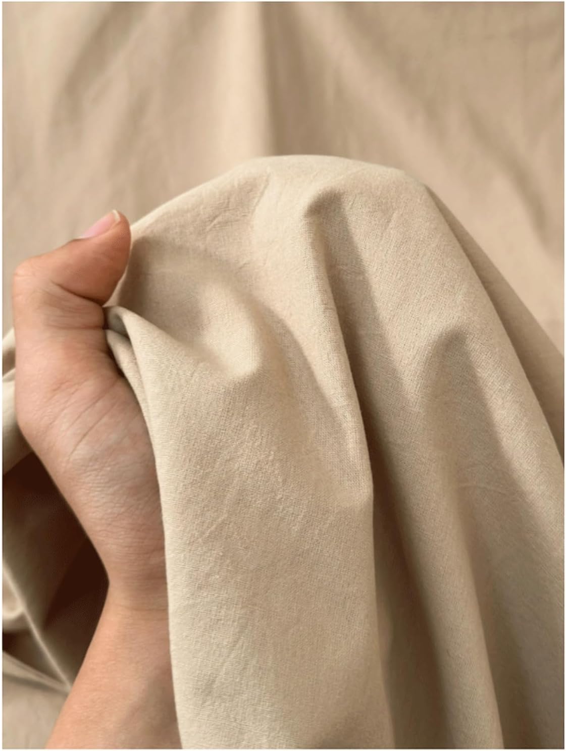 Drap plat 100 % coton lavé