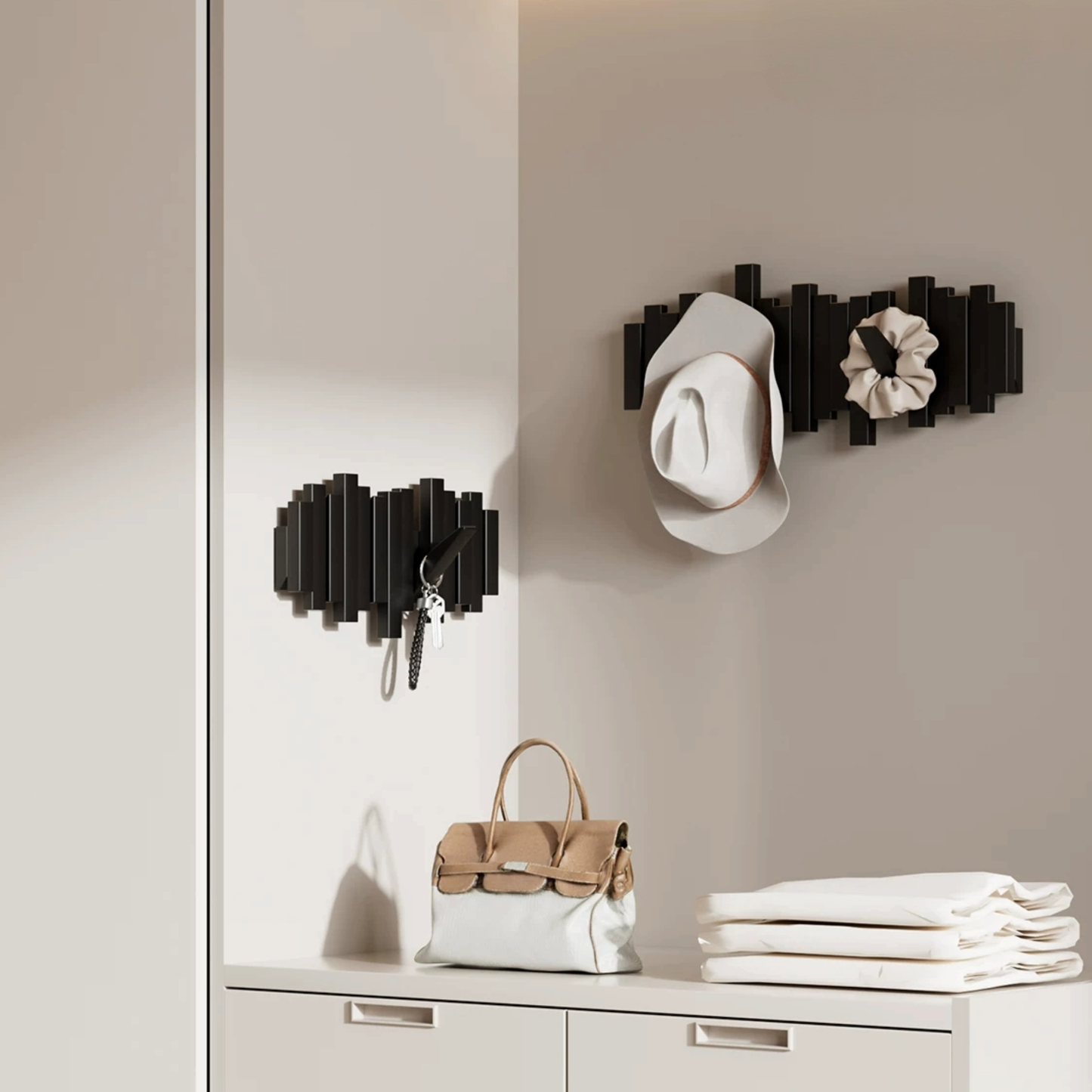 Porte manteau noir luxe