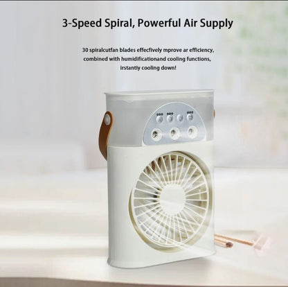 Mini Ventilateur Multifonctionnel avec Réservoir d’Eau