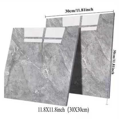 panneaux Sol étanches à motif marbre gris