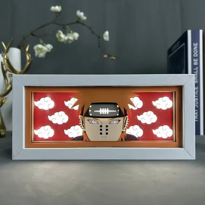 Boîte lumineuse LED 3D Anime