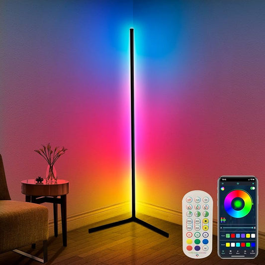 Lampadaire d'angle LED