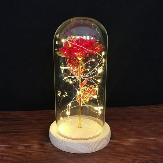 Roses en verre