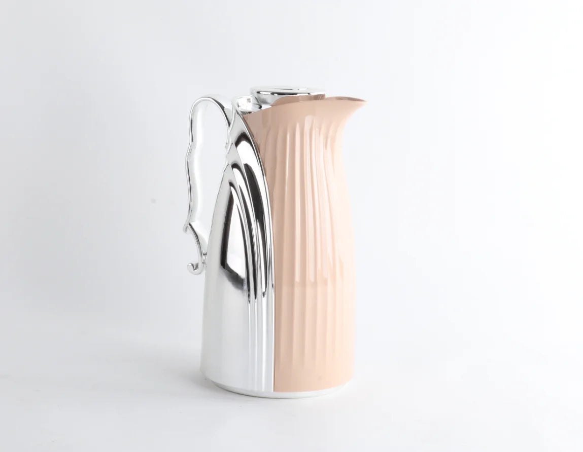 Thermos isotherme 1000 ml en verre rose de haute qualité, pour café et thé