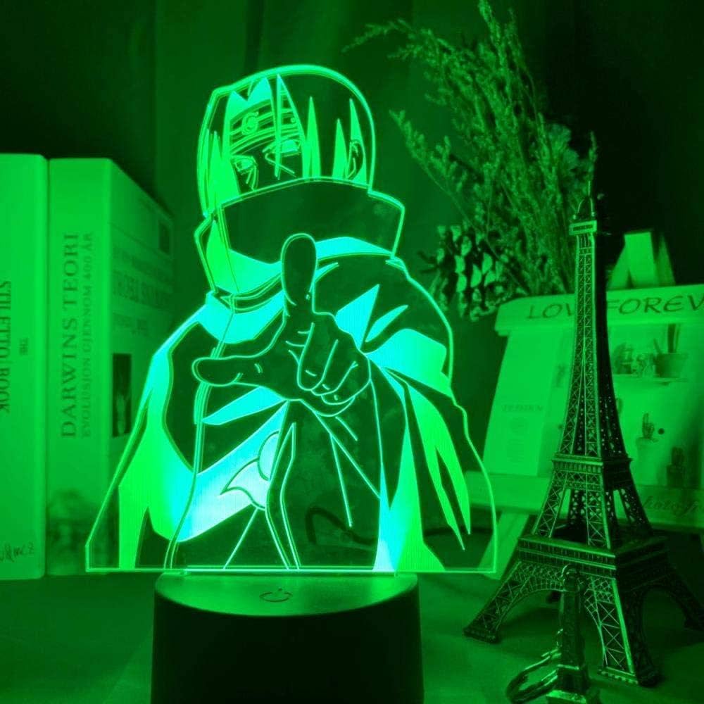 Lampe à illusion 3D - Figurine Naruto Itachi Uchiha