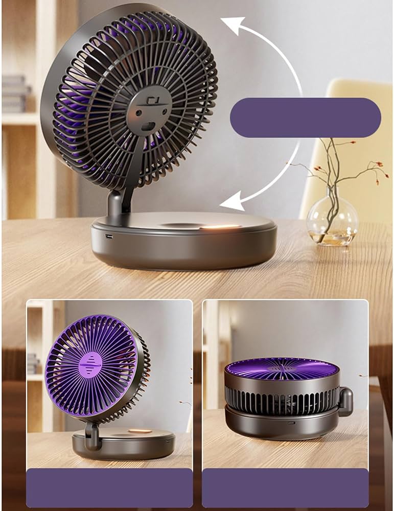 Ventilateur de bureau à circulation d'air pour chambre à coucher
