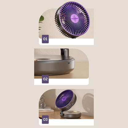 Ventilateur de bureau à circulation d'air pour chambre à coucher
