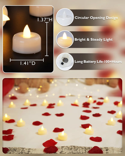 Mini bougies sans flammes