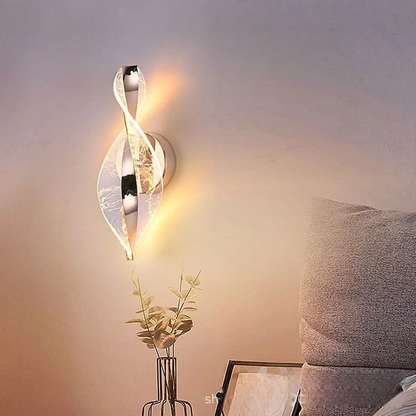Lampe Murale Fleur de Chanvre – Élégance et Simplicité