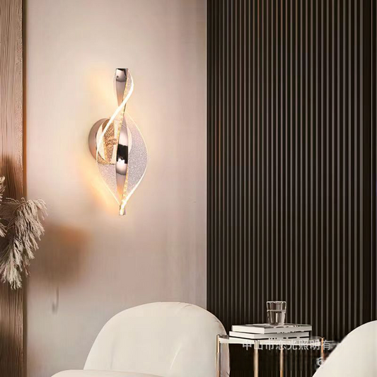 Lampe Murale Fleur de Chanvre – Élégance et Simplicité