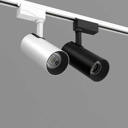 Spot LED sur rail COB 30 W en alliage d'aluminium à dissipation thermique rapide, lot de 3 (blanc)