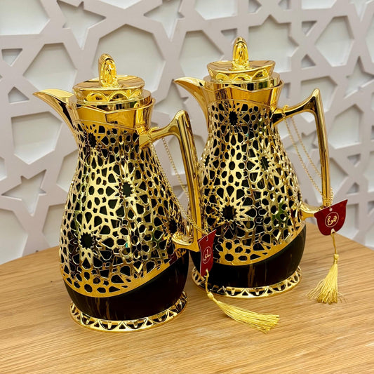 Thermos Doré de Luxe – Style Arabe Élégant