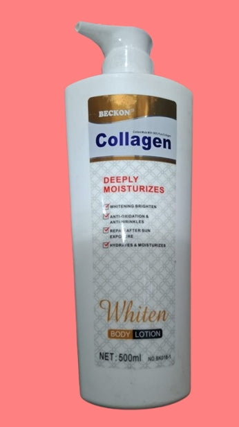 Lait corporel blanchissant hydratant au collagène BECKON