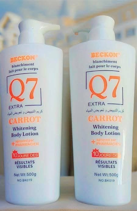Lotion corporelle blanchissante Beckon Q7 Extra Carotte