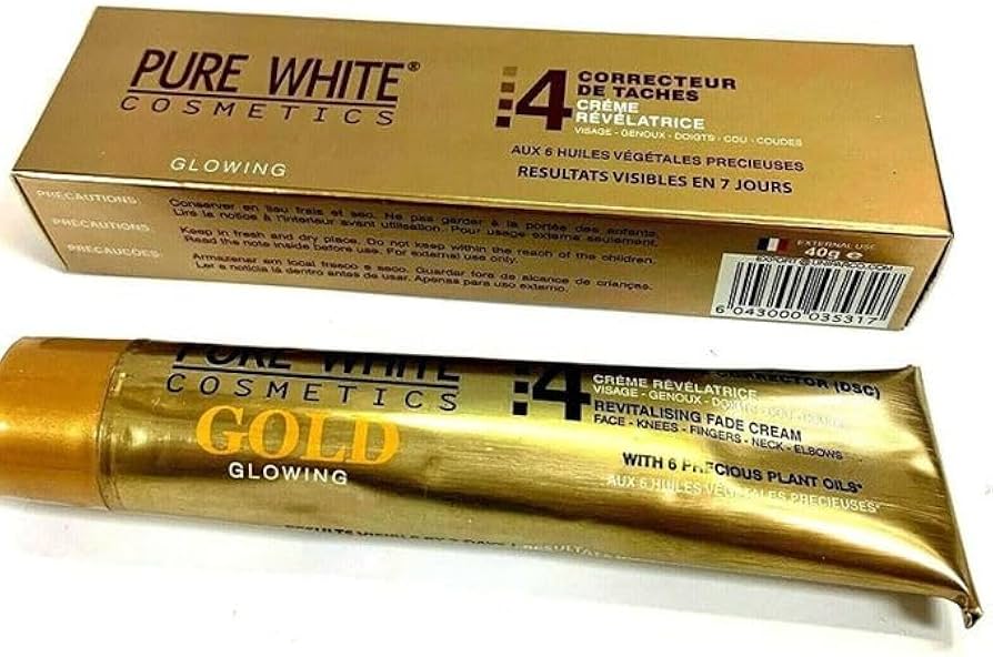 CRÈME EN TUBE D'OR PURE WHITE COSMETICS