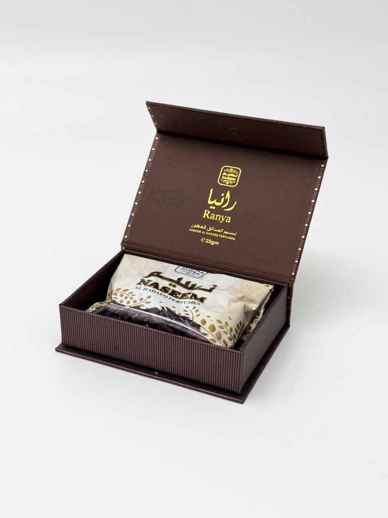 RANYA Bakhoor 25g : Encens en Pépites Naturelles pour Parfum d’Ambiance