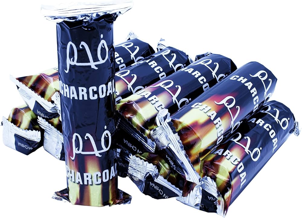 Allumage rapide - Combustion longue - Charbon de bois Bakhoor sans fumée