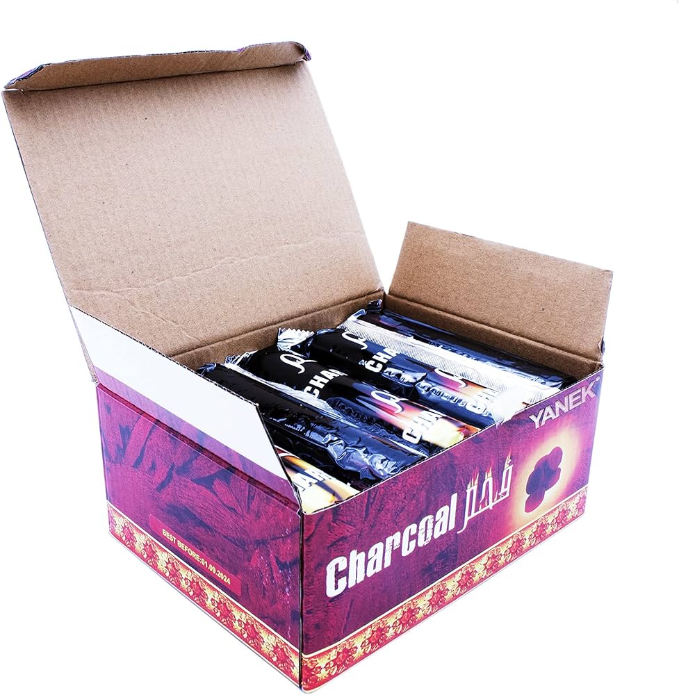 Allumage rapide - Combustion longue - Charbon de bois Bakhoor sans fumée