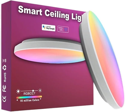 Plafonnier LED intelligent Tuya RGBCW