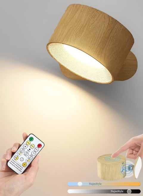 Lampes murales LED avec batterie rechargeable