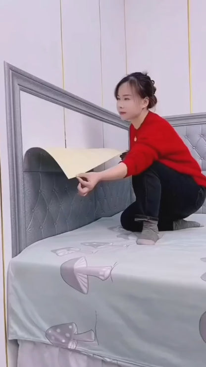 Mur de panneaux rembourrés en mousse élégante et pratique